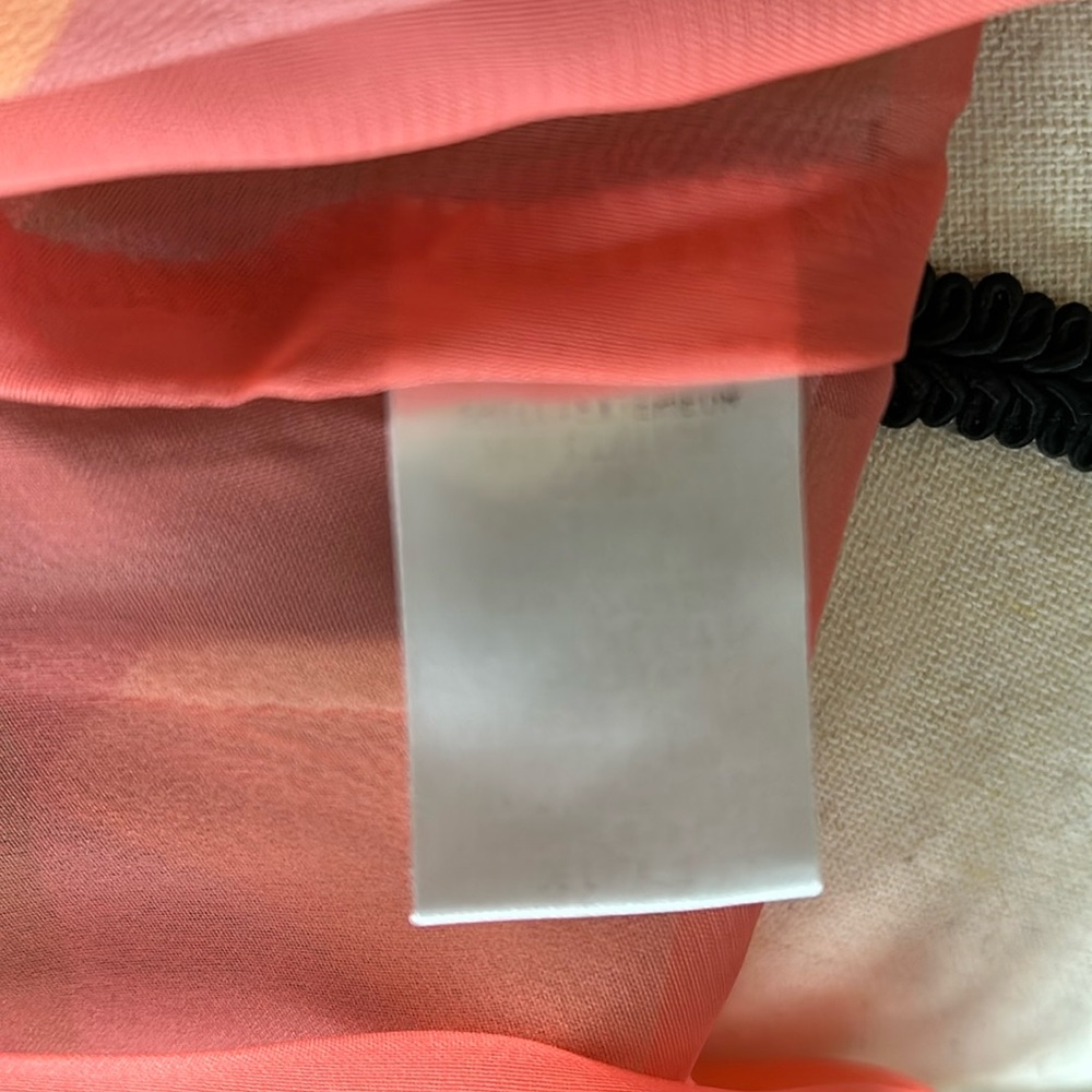 Milly Original Halter Abstract Silk Blouse - Picture 5 of 5